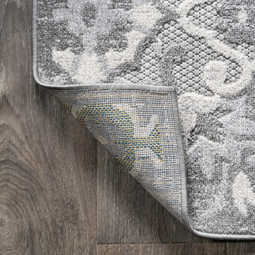 Lucena Modern Medallion High-low Indoor/outdoor Area Rug